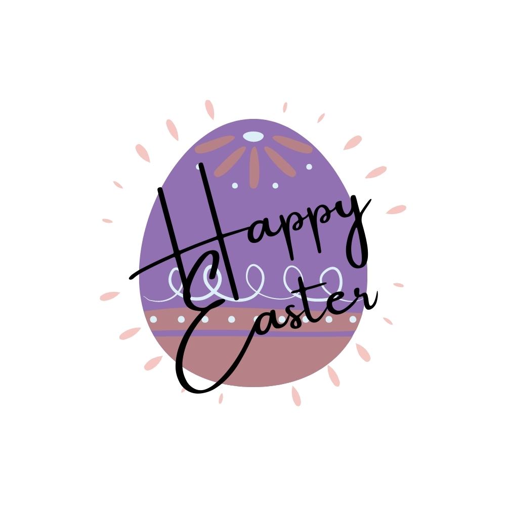 Happy Easter Egg SVG