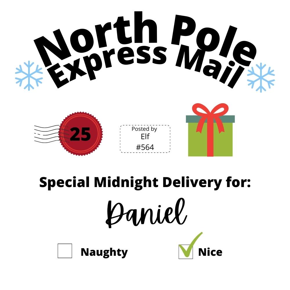 North Pole Delivery SVG