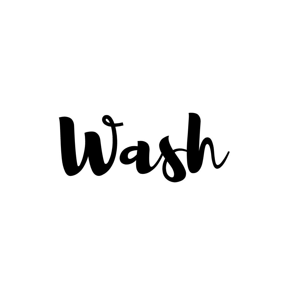 Wash Script SVG
