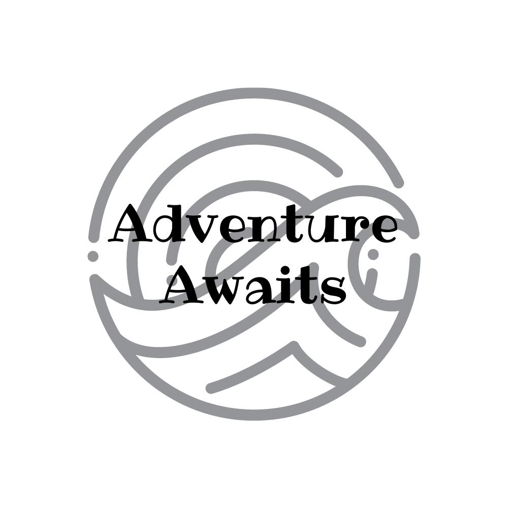 Adventure Awaits Waves SVG