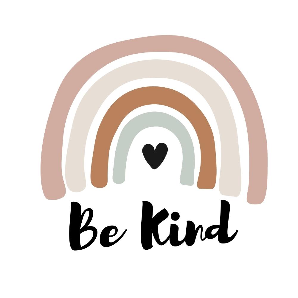 Be Kind Rainbow SVG