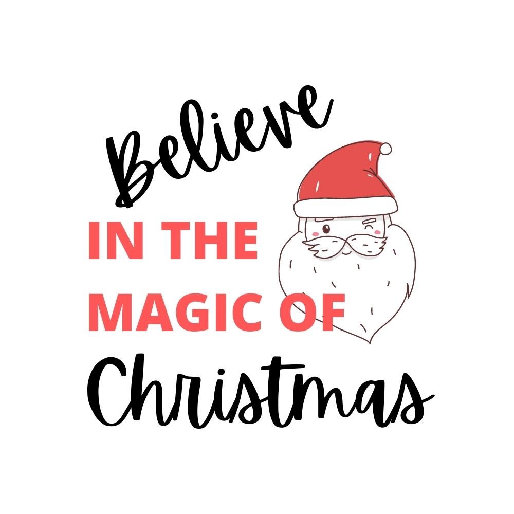Believe in Magic of Christmas SVG