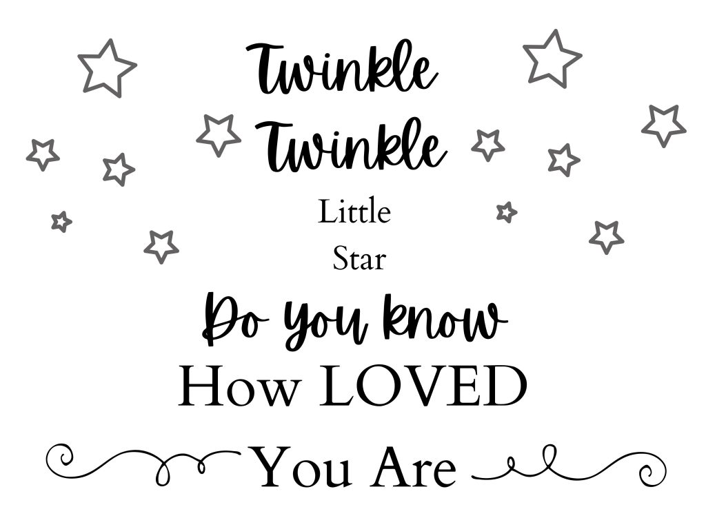 Twinkle Twinkle Little Star Printable | Crafty Doyles