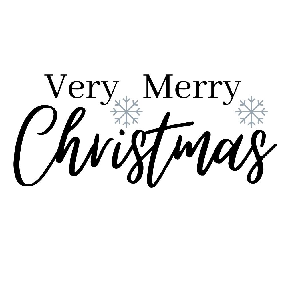 Very Merry Christmas SVG