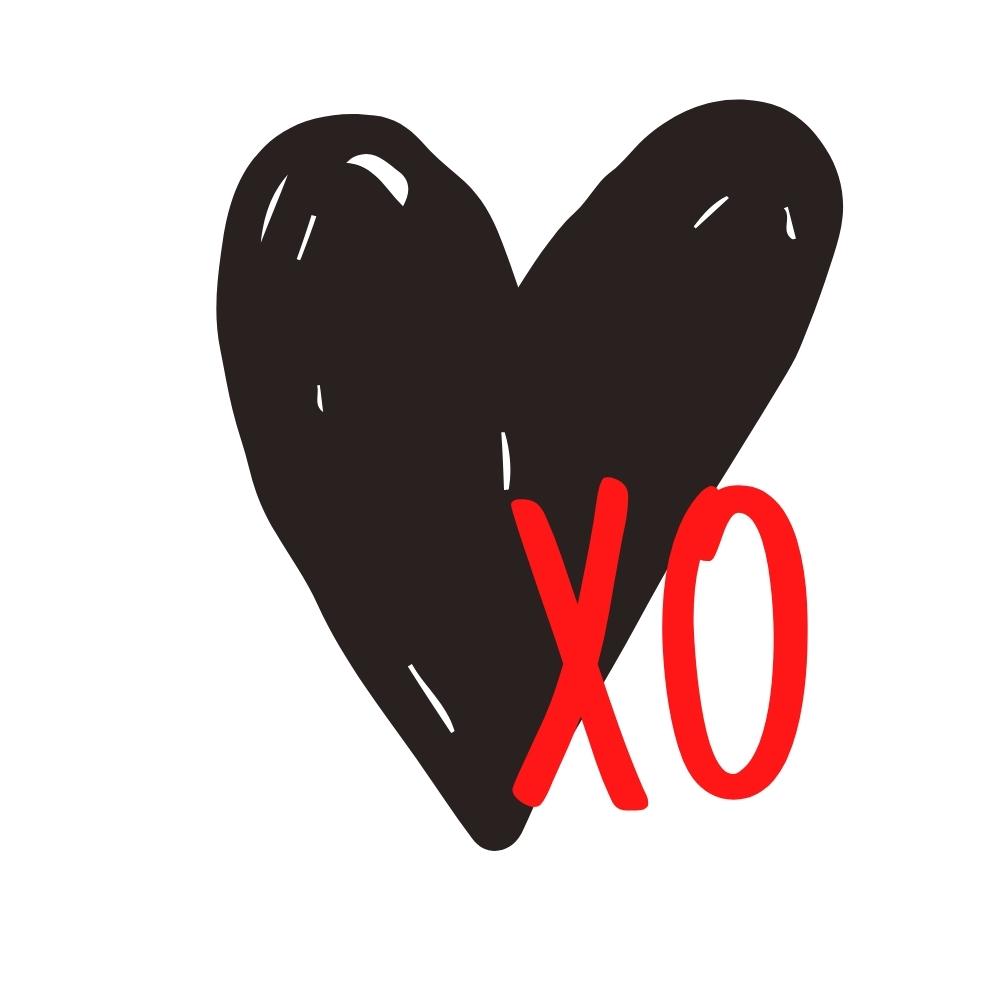 XO Heart SVG