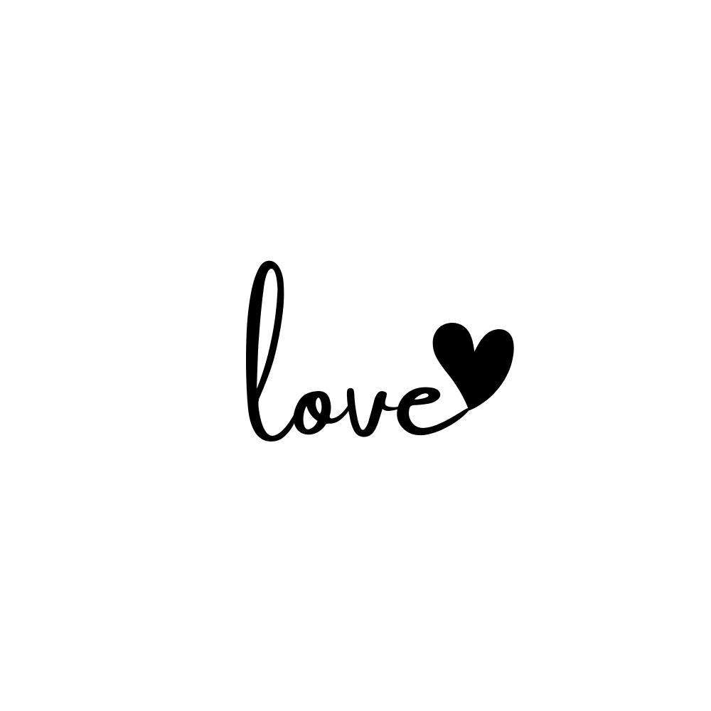 Love with Heart SVG